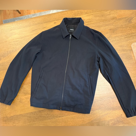 Theory Brody Jacket in Precision Ponte - Picture 1 of 10